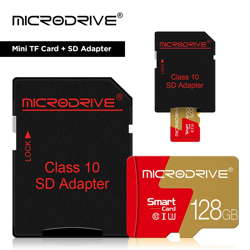 Klasse 10 geheugenkaart 4 GB 8 GB 16 GB 32 GB mini sd-kaart 64 GB 128G cartao de memoria mini TF-kaart Voor smartphone met gift