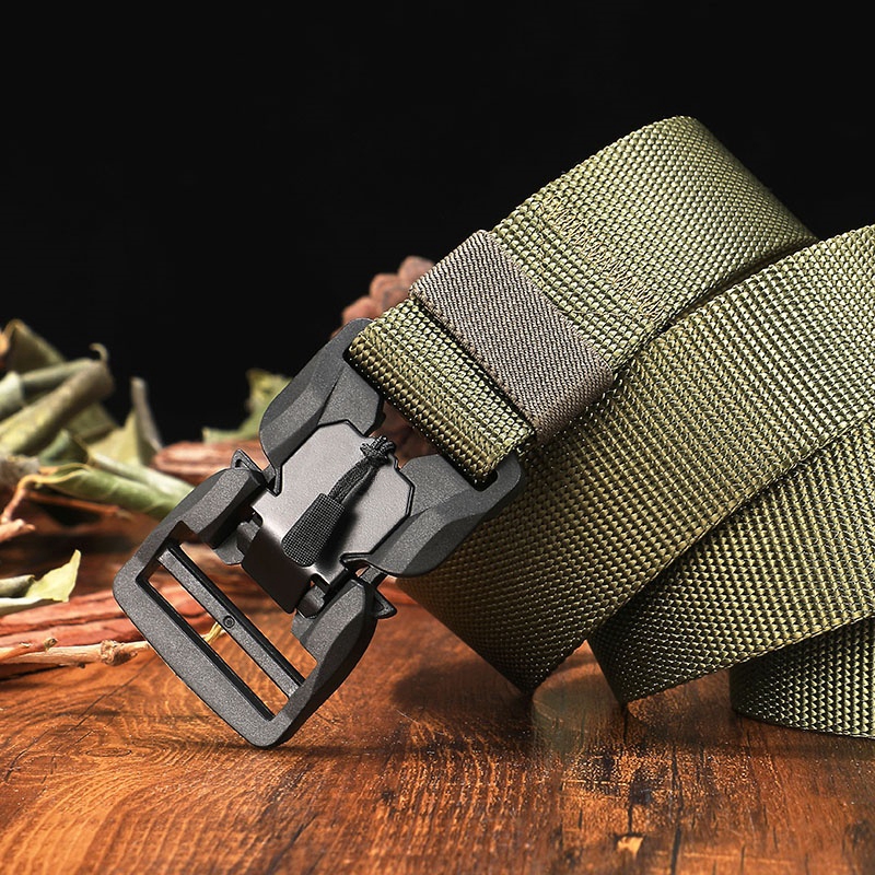 De Nieuwe Heren 125 Cm Gesp Riem Nylon Gevlochten Lichtgewicht Ademend Dagelijks Commuter Heren Riem Mannen Mode Riemen