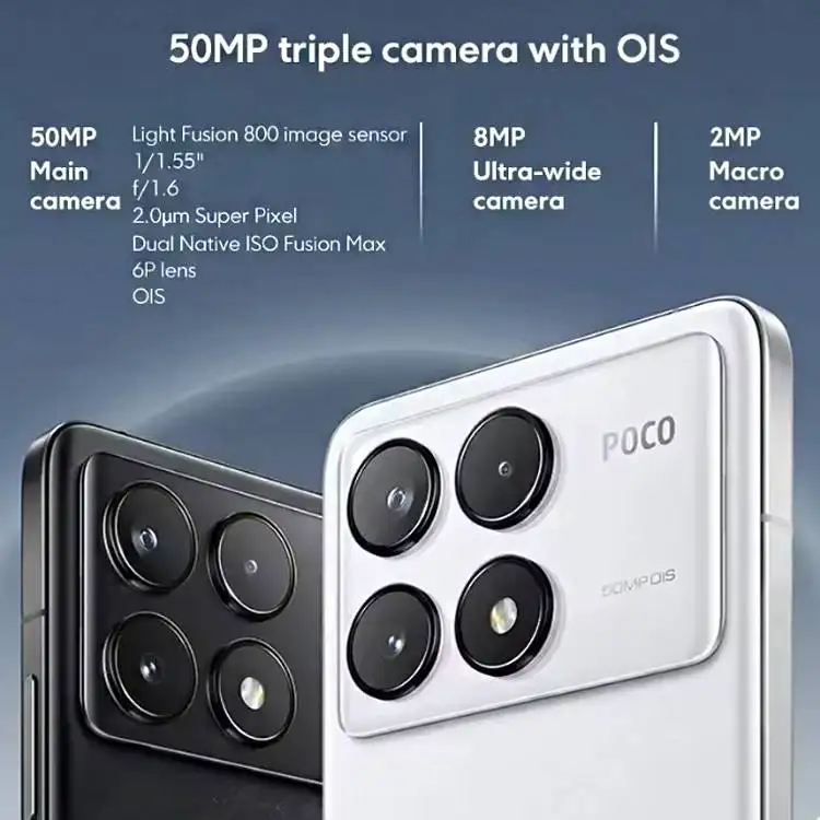 POCO F6 Pro 5G Versión Global Smartphone Snapdragon ®   8 Gen 2 6.67'' 120Hz Flujo AMOLED DotDisplay 120W Carga NFC