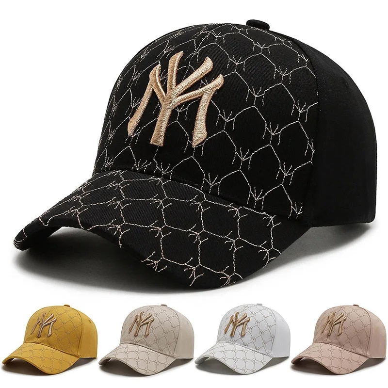 Boné de Beisebol Hard Top com Temperamento Para Mulheres, Tridimensional, Celebridade Internet, Marca de Moda, Novo, Estrangeiro
