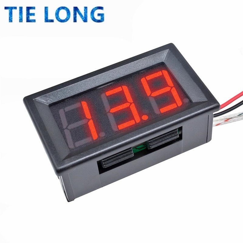 อุตสาหกรรมสูงอุณหภูมิ K-Type M6 Thermocouple เครื่องวัดอุณหภูมิ 12V -30 ~ 800 องศาเครื่องวัดอุณหภูมิแบบดิจิตอล XH-B310