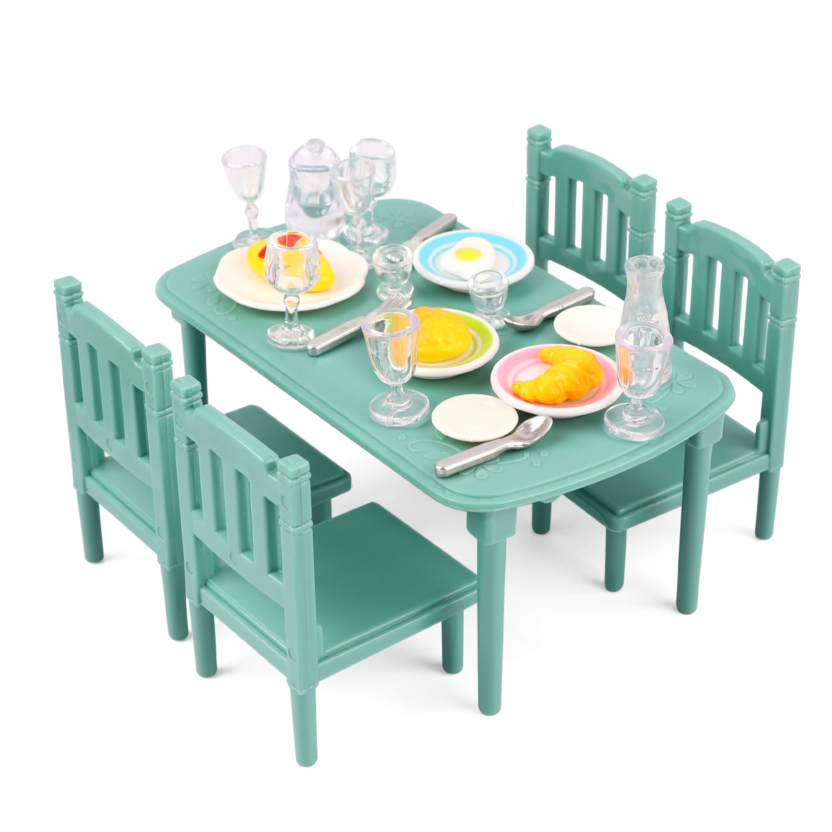 Mini móveis ornamentos casa brinquedos em miniatura cozinha banheiro casa de boneca cena acessórios móveis