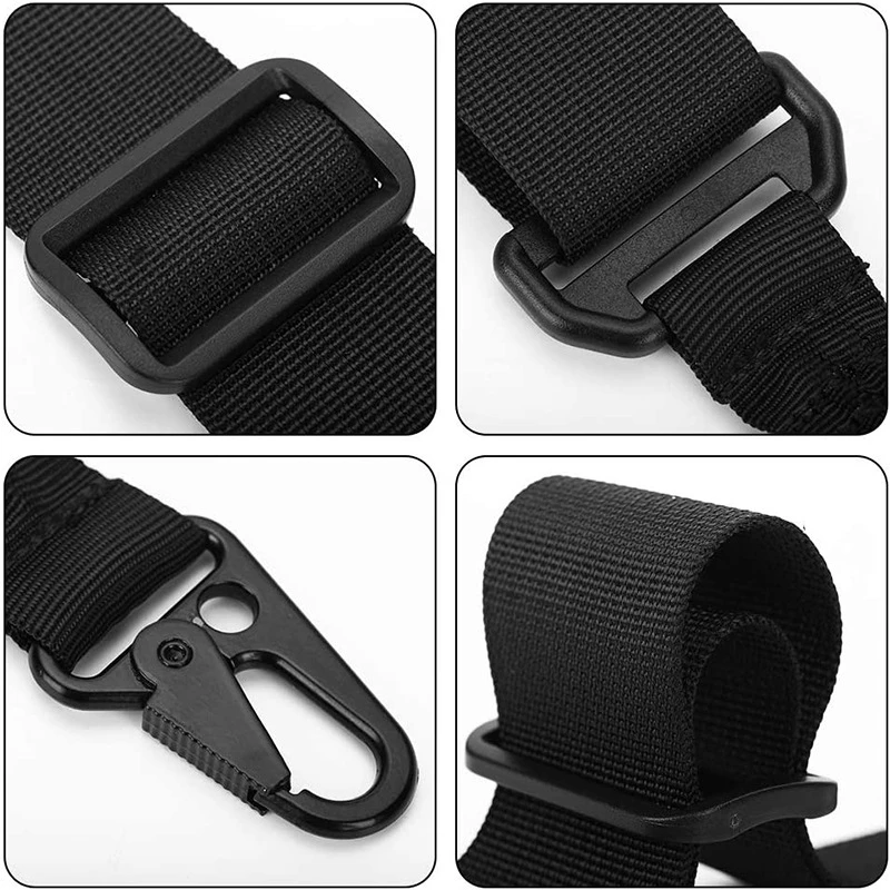 Tactische Tweepunts Geweersling Ak Gun Sling Politie Accessoires Schieten Gun Accessoires Militaire Uitrusting Nylon Gun Rope Gear
