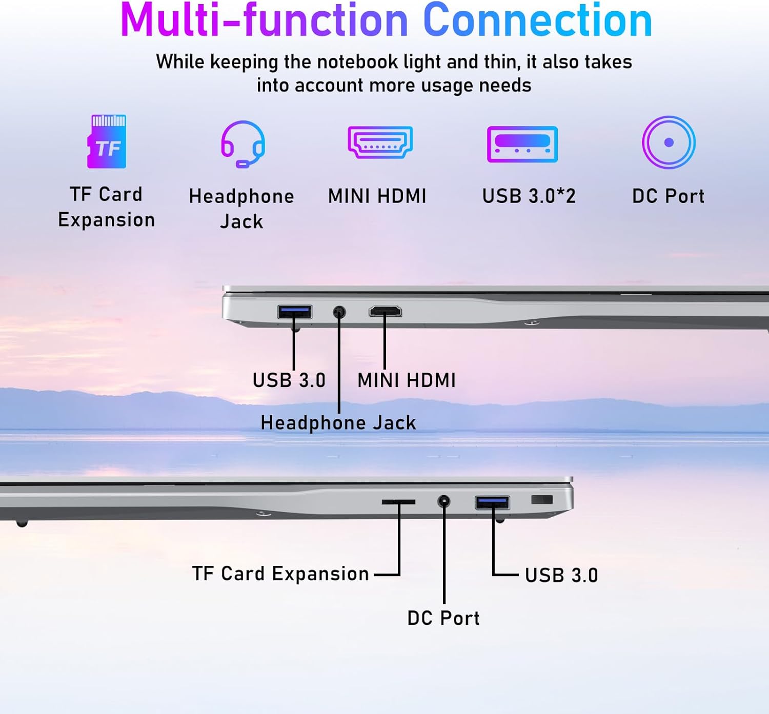 Xiaman 15,6 Zoll Intel Notebook PC Gamer Ultra Slim Laptop Intel Celeron N4000 16 GB RAM 1 TB 2 TB SSD Computer PC Windows 11 Pro