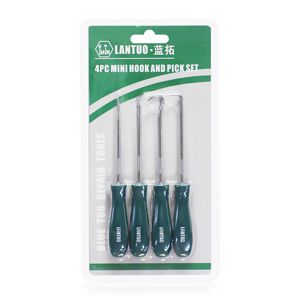 4 Stuks 135 Mm Auto Auto Voertuig Oliekeerringen Schroevendraaiers Set O-Ring Afdichting Pakking Puller Remover Pick Haken gereedschap Auto Reparatie Tools