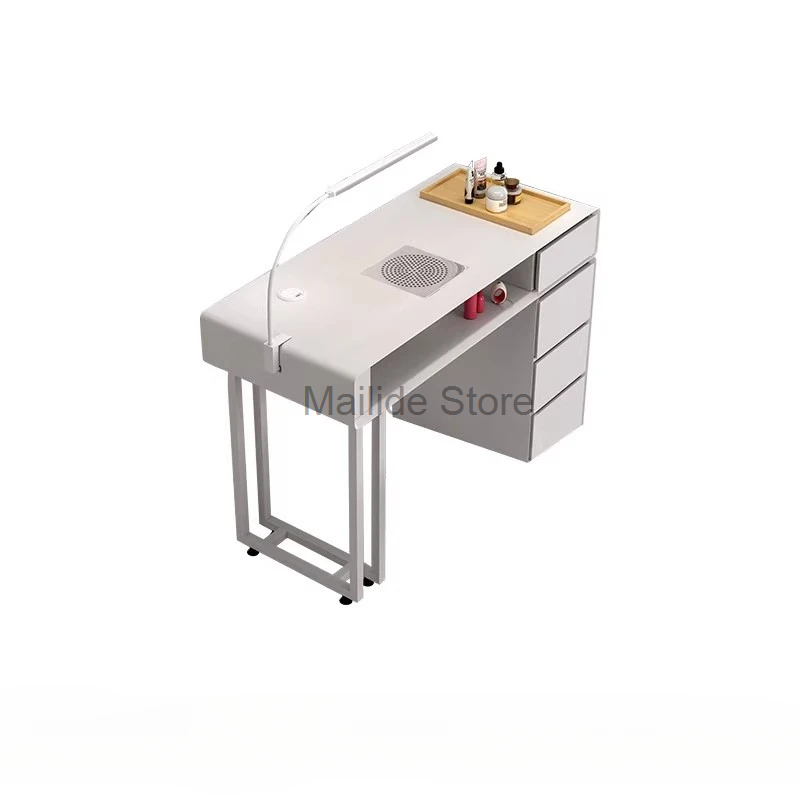 전문 책상 뷰티 네일 테이블, 매니큐어 서랍, 럭셔리 네일 테이블, 목재 거실 메사 매니큐어 살롱 가구, MR50NT
