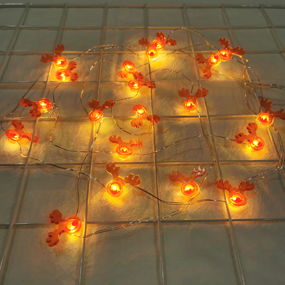 Runtowo Santa Claus Snowman LED Light String Christmas Decoration For Home Xmas Tree Ornament 2025 Navidad Gift 2026 New Year