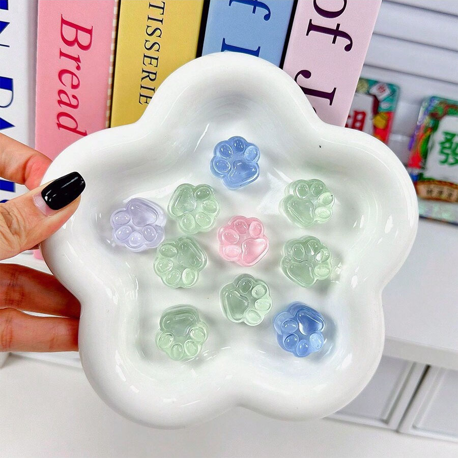 NEW Fidget Toy Mini Squishy Toys Kawaii Plush Cat Paw Pinch Transparent Stress Relief Unique Squeeze Toy