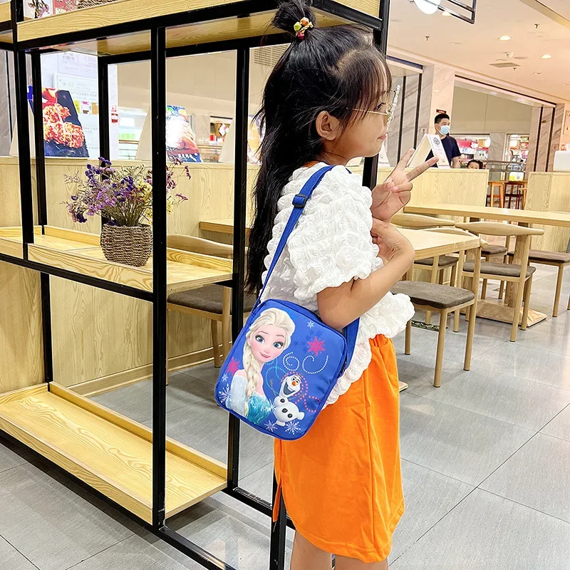 MINISO Disney 2024 nowa seria księżniczek torba na ramię „mrożone 2” Elsa Sophia kreskówka torba na ramię dziewczęca torebka w stylu casual