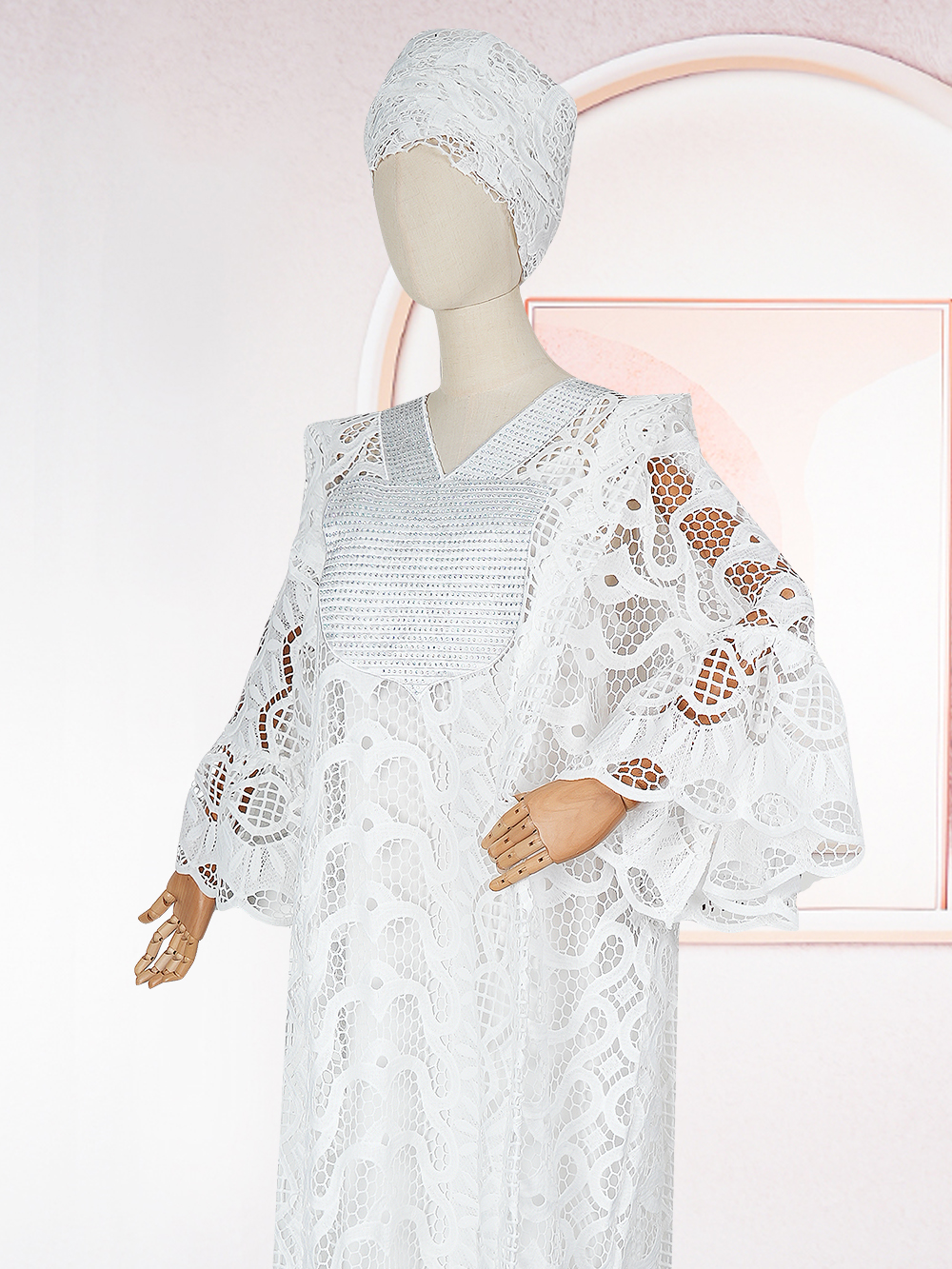 Vestidos africanos elegantes para mujer, moda musulmana Boubou Abayas, bata Dashiki Ankara, trajes de encaje, vestido de noche, caftán Maxi