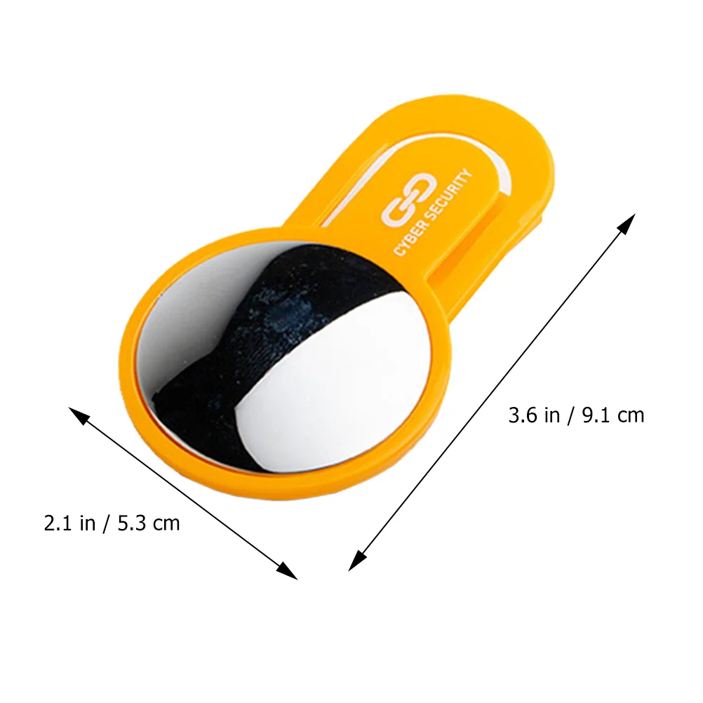 Compact Computer Rearview Mirror Office Desk Workbench Surveillance Abs Reflective Material Safety Gadget Monitor Accessory