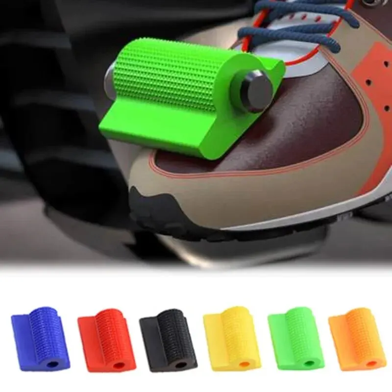 Palanca de cambio de marchas Universal para motocicleta, cubierta de goma para Pedal, clavija de pie antideslizante, accesorios de Gel para Honda Kawasaki Yamaha