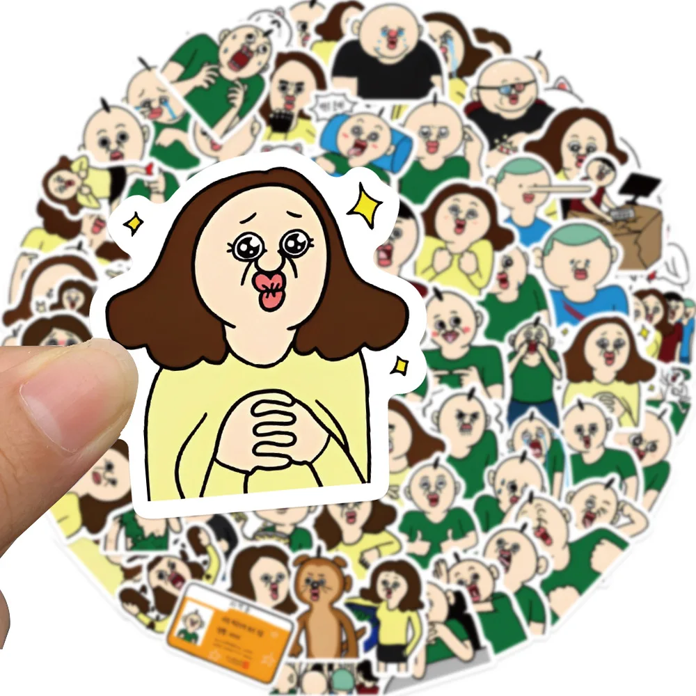 73pcs น่ารักการ์ตูนบาง Tang Tang สติกเกอร์สําหรับเด็กตลกสติ๊กเกอร์กันน้ํา DIY โทรศัพท์แล็ปท็อปเครื่องเขียน Kawaii สติกเกอร์ของเล่น