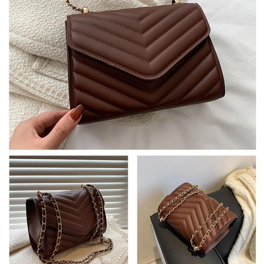 ผู้หญิงหนึ่งไหล่แฟชั่นRetroกระเป๋าสี่เหลี่ยมเล็กCrossbodyกระเป๋าถือสไตล์Minimalistผู้หญิงกระเป๋าเหมาะสําหรับเดินทาง-ll