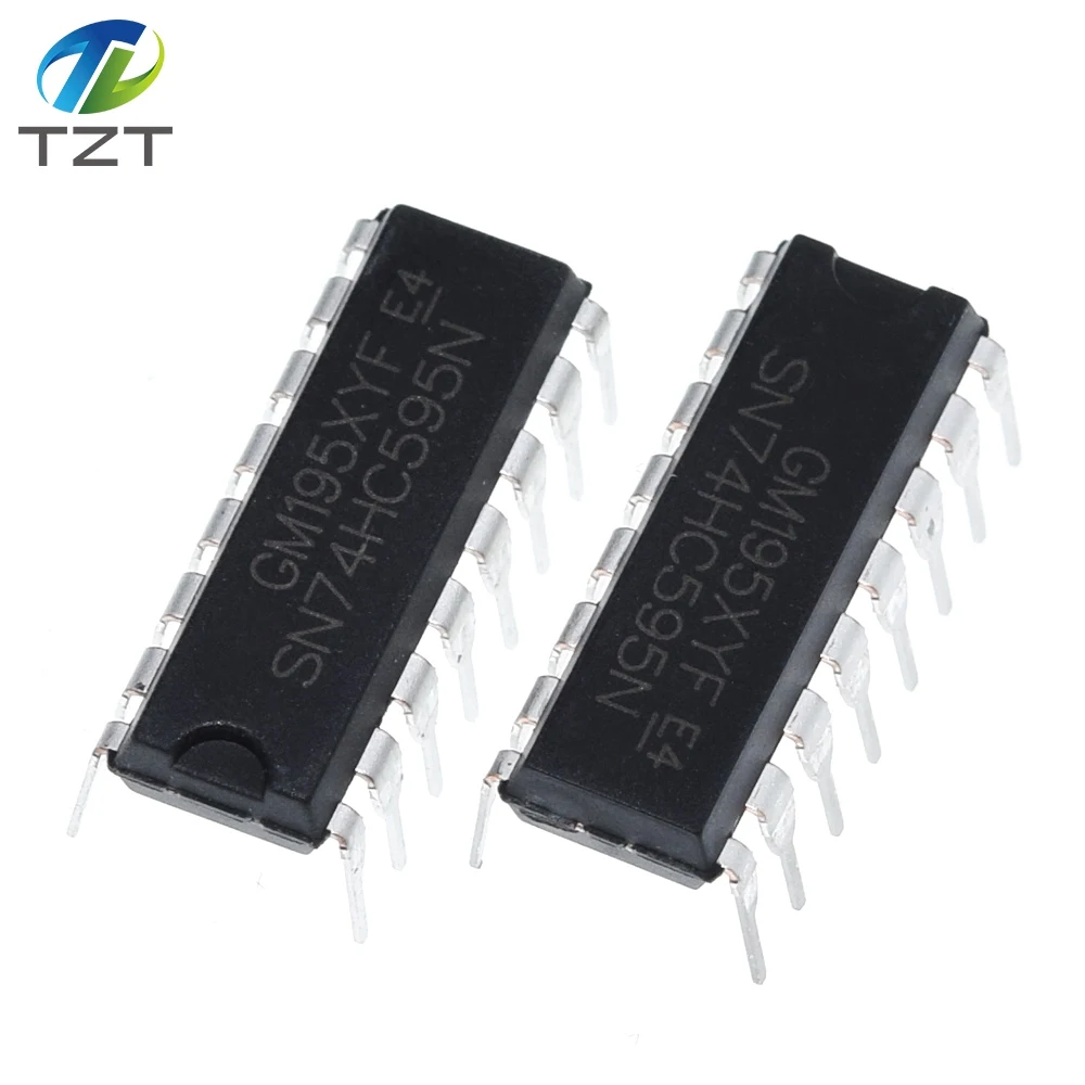 TZT 10 Uds SN74HC595N SN74HC595 74HC595N 74HC595