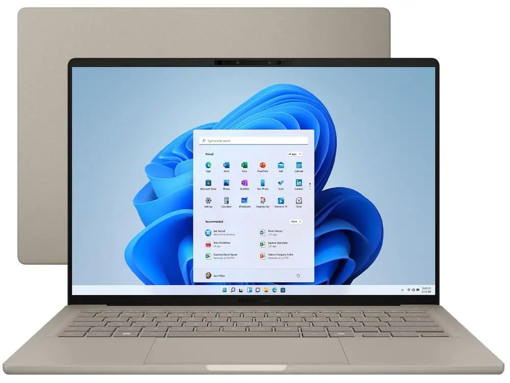 Notebook ASUS Zenbook A14 UX3407QA-QD391W Qualcomm Snapdragon 1TB SSD 32GB RAM 14" Windows 11