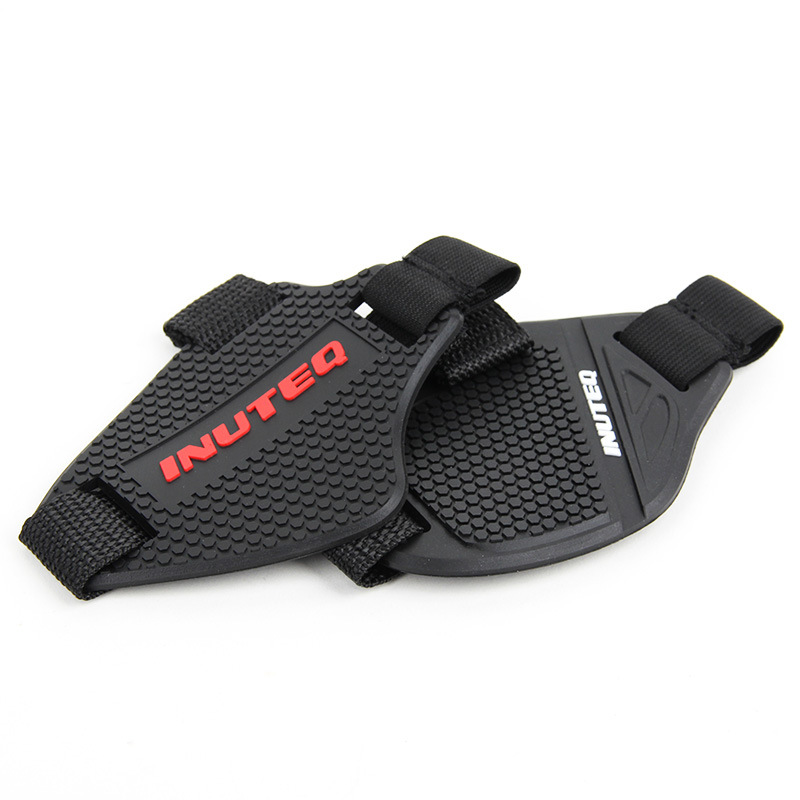 Copriscarpe in gomma per cambio moto Copriscarpe regolabile Scudo cambio antiscivolo Copriscarpe Protezione per scarpe da moto