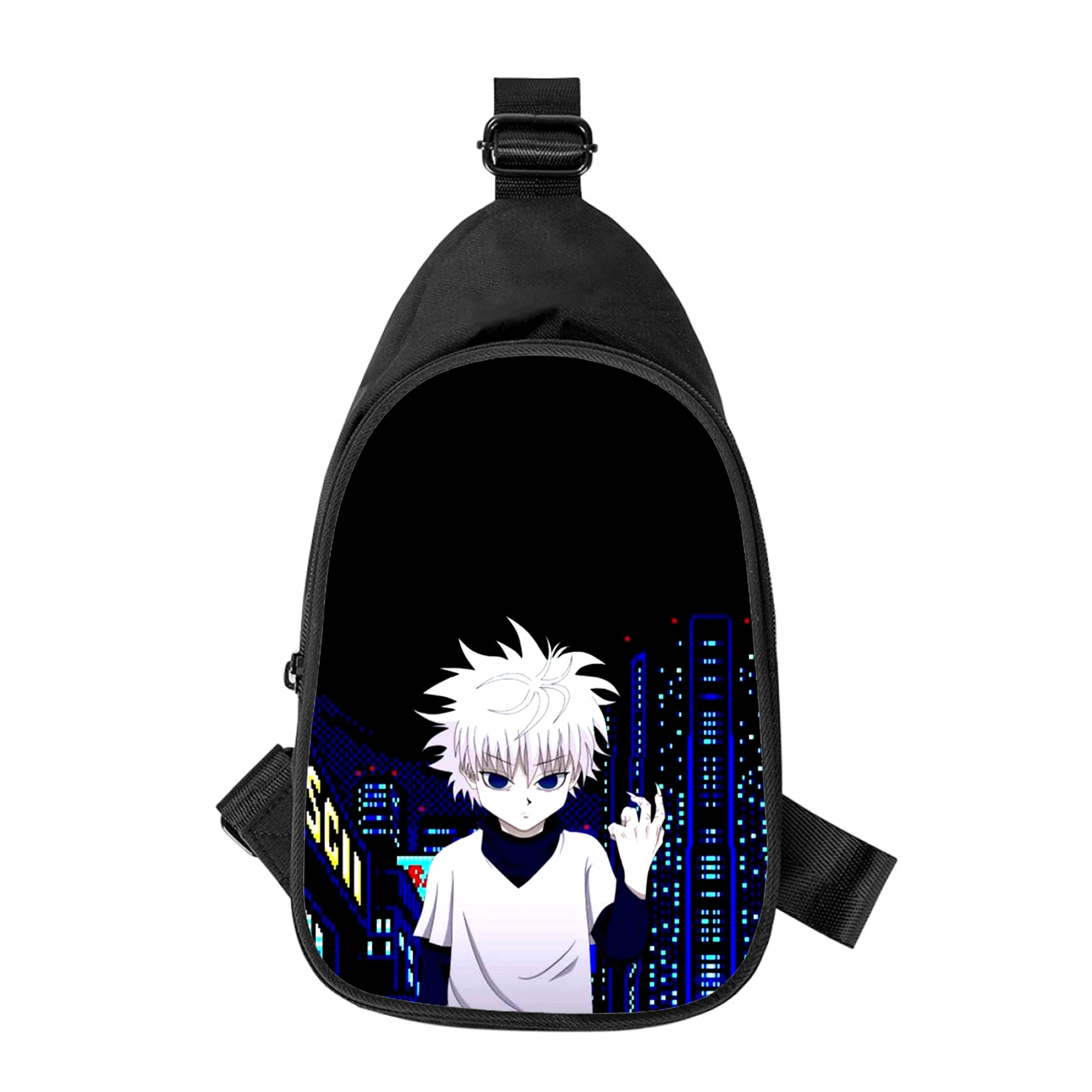 Hunter × Jäger Killua Zoldyck 3d neue Männer Kreuz Brusttasche diagonal Frauen Umhängetasche Ehemann Schule Hüft tasche männliche Brust packung