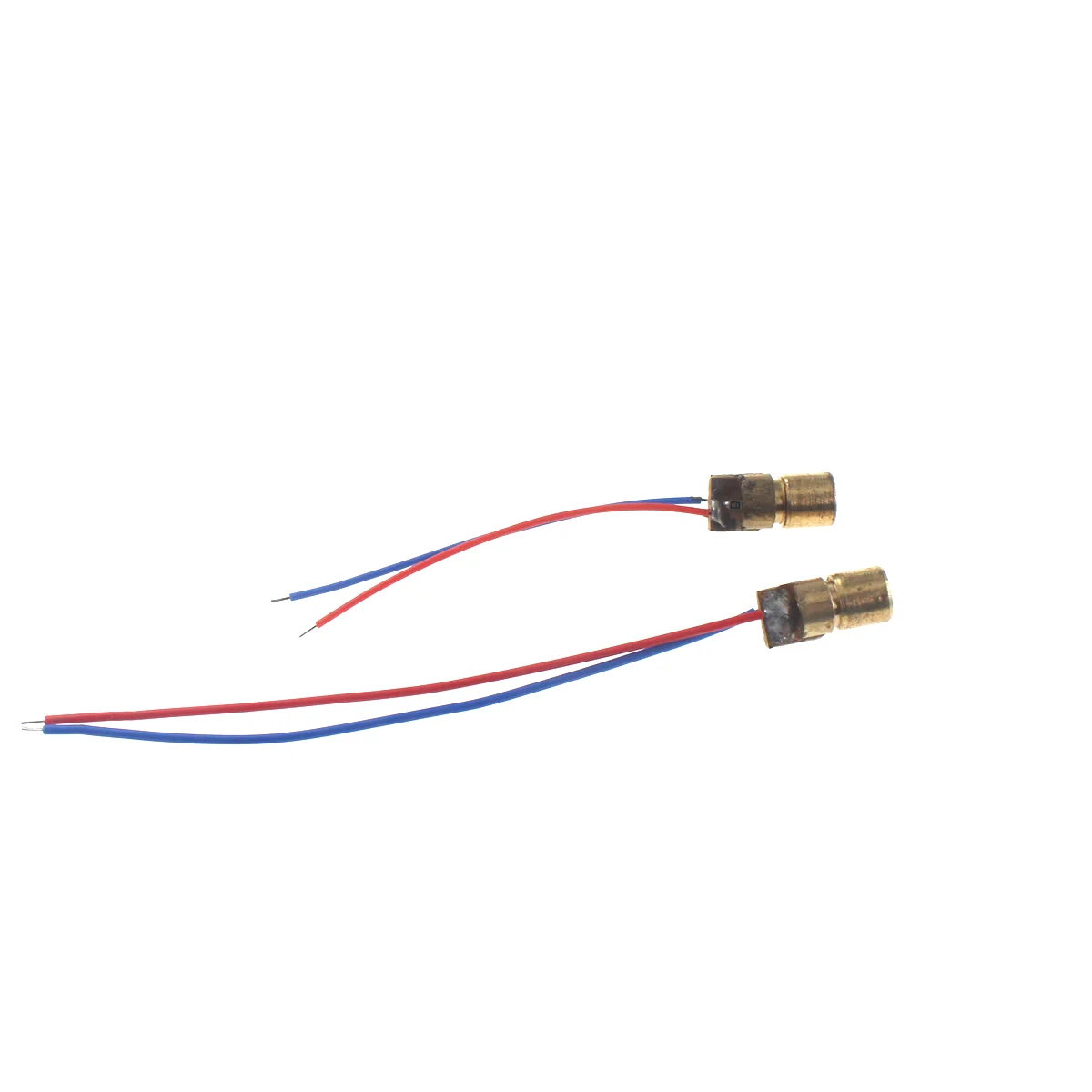 5 PCS 650NM 6 MM 3 V/5 V Módulo de Diodo Cabeça de Cobre Vermelho 5 MW Laser Dot