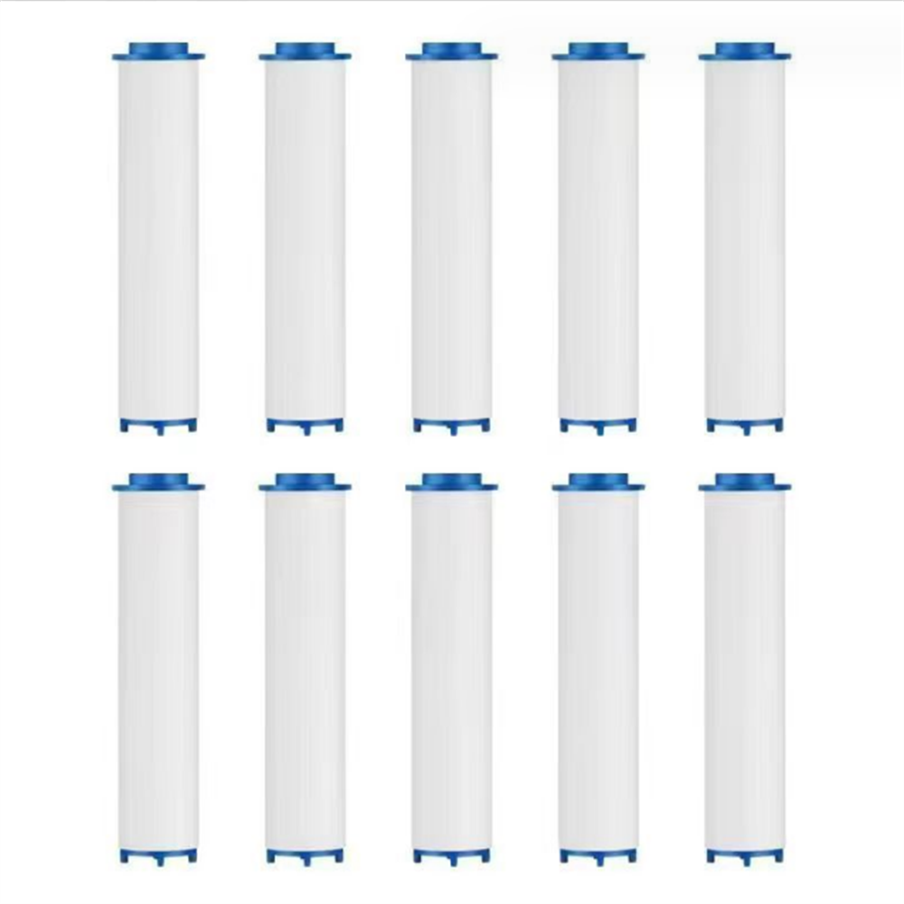Juego de filtros de algodón para cabezal de ducha de repuesto, purificación de agua, elimina cloro/fluoruro/agua dura para limpieza de agua de ducha