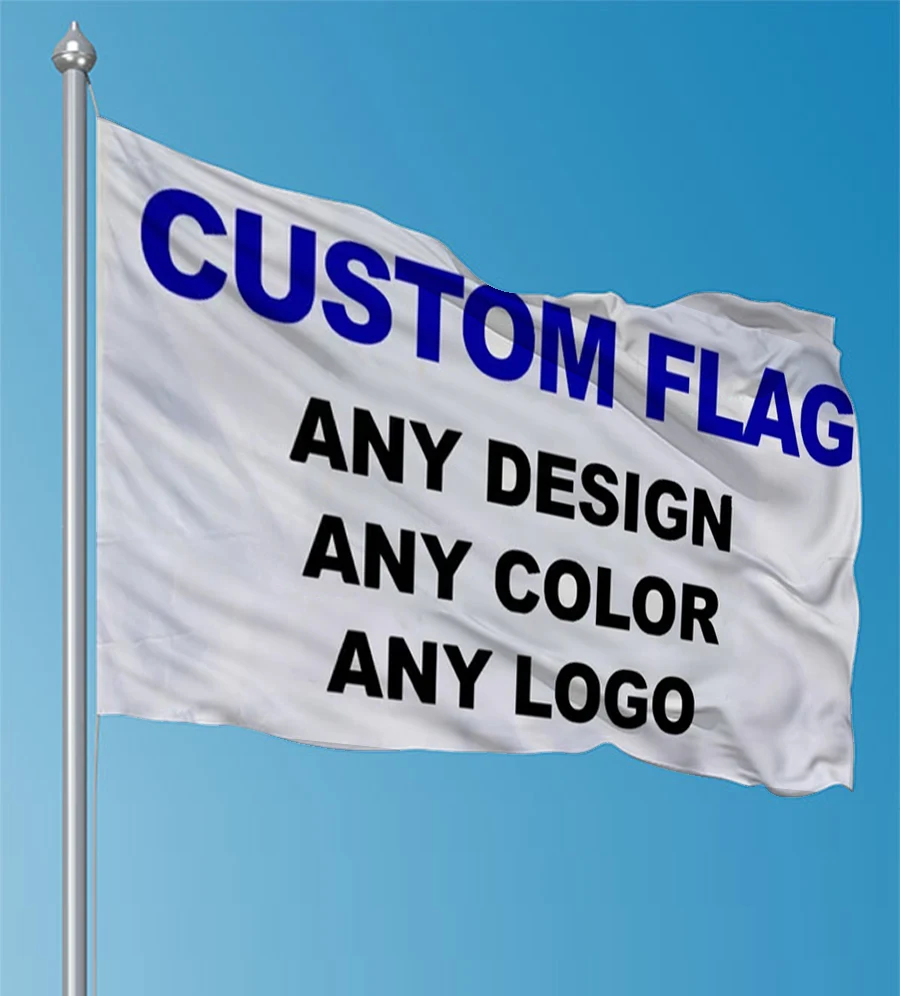 FLAGDOM 60X90 90X150cm Cờ Và Biểu Ngữ Đồ Họa In Hình Tự Lá Cờ Có Trục Bao Đồng Ốp Lưng Kim Tuyến Thiết Kế Trang Trí Ngoài Trời