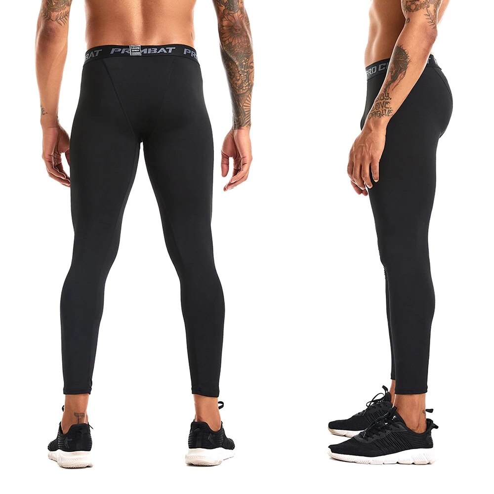 Leggings da corsa da uomo Abbigliamento sportivo Collant fitness da palestra ad asciugatura rapida Allenamento Allenamento Pantaloni sportivi da jogging Pantaloni sportivi a compressione