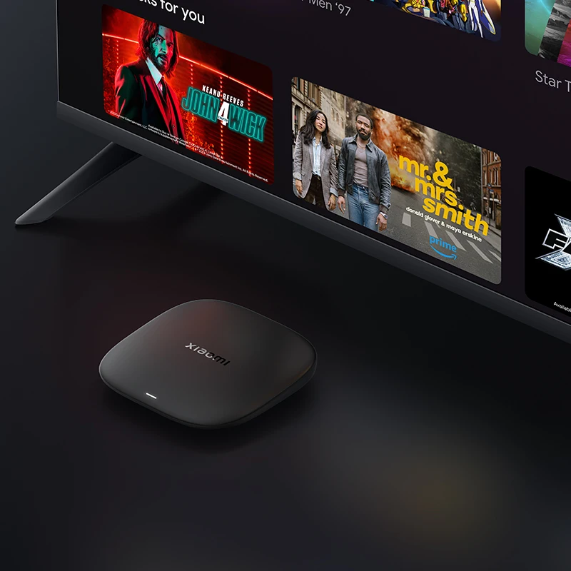 En stock versión Global Xiaomi Mi TV Box S 3.a generación 4K UHD Bluetooth 5,2 Wifi6 2GB 32GB Google TV asistente de Google Control de medios
