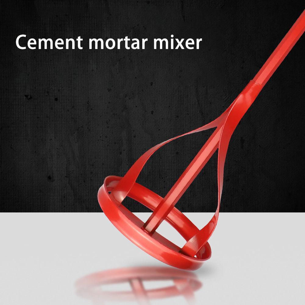 เพลาหกเหลี่ยมพลาสเตอร์สีผสมผสม Paddle Rod สําหรับเจาะไฟฟ้าก่อสร้าง Agitator Putty Cement Grouting ปูนเครื่องมือ