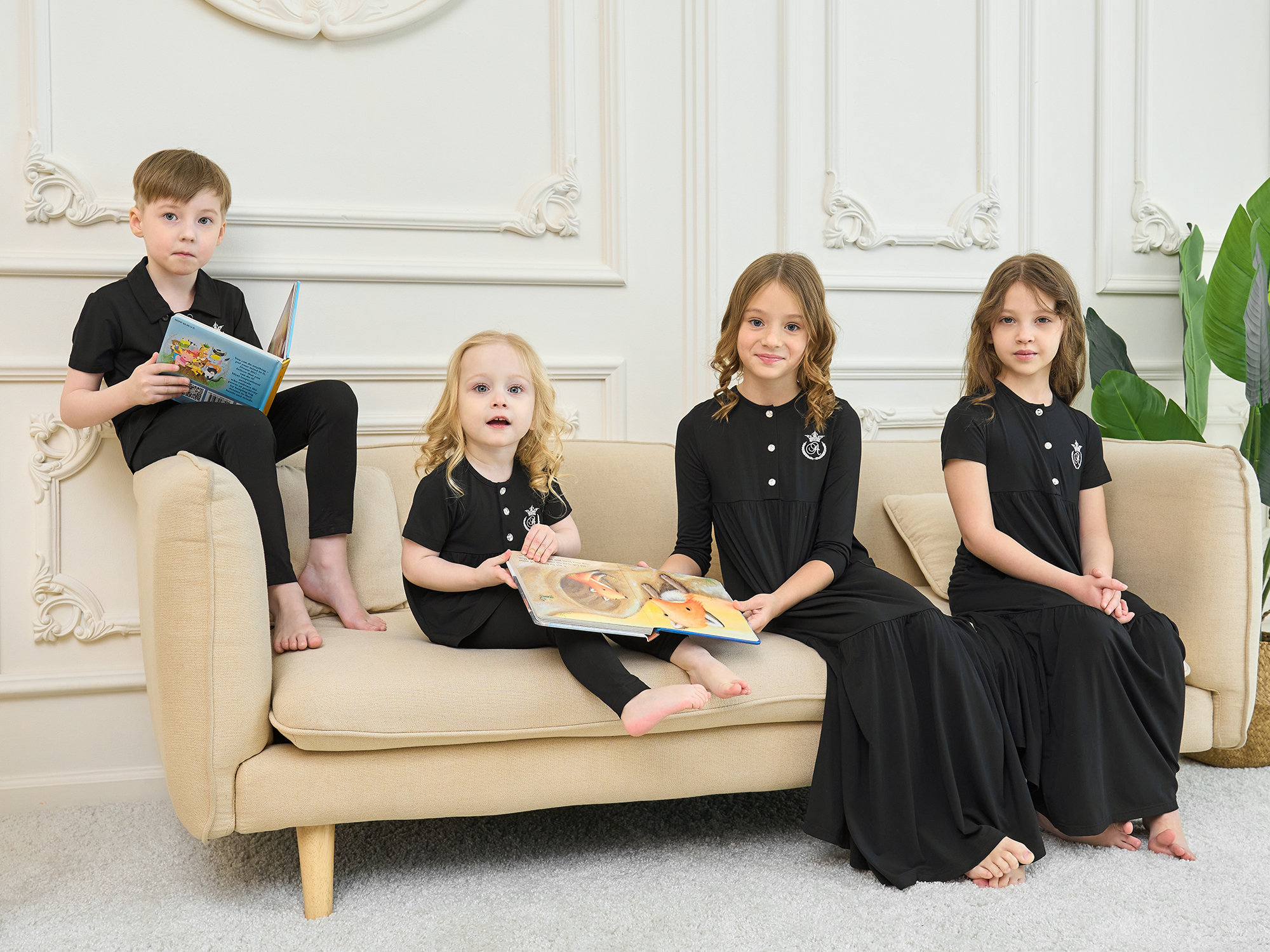 AP SS25 Friday Collection платье макси для девочек с вышивкой, детский комбинезон, комплект одежды для мальчиков, высокое качество