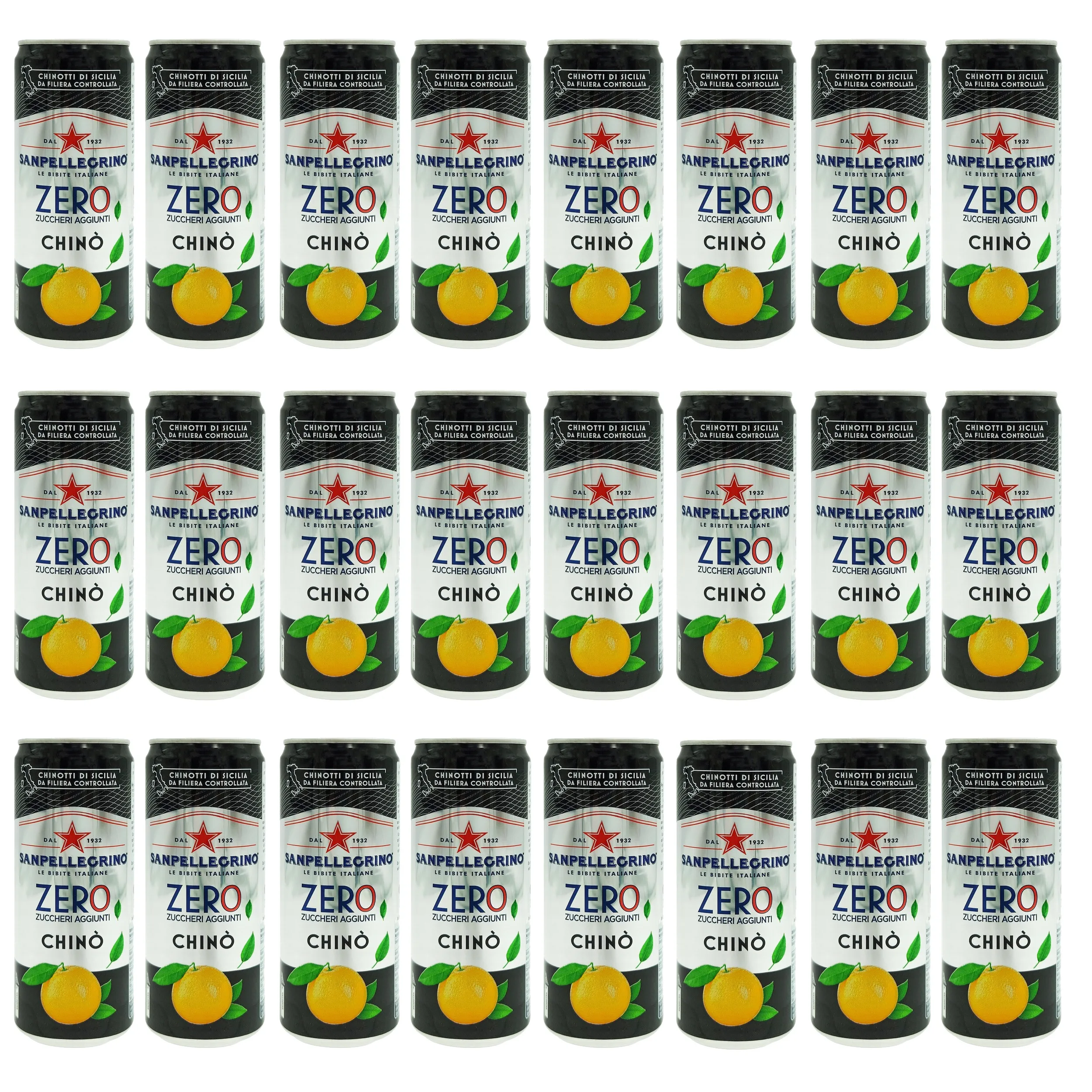 24x Napój gazowany SAN PELLEGRINO Chino Zero 330 ml