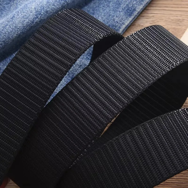 Nylon Belt Automatic Buckle Outdoor Multifunctional Tactical Canvas Belts Light Comfortable Non-metal Belt