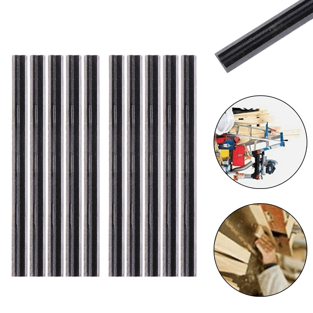 10 peças 82mm lâminas de plaina elétrica faca de plaina de madeira para ferramentas elétricas para trabalhar madeira Bosch DeWalt
