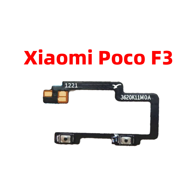 For Xiaomi Poco F3 Power ON OFF Volume Camera Key Button Switch Flex Cable Replacement