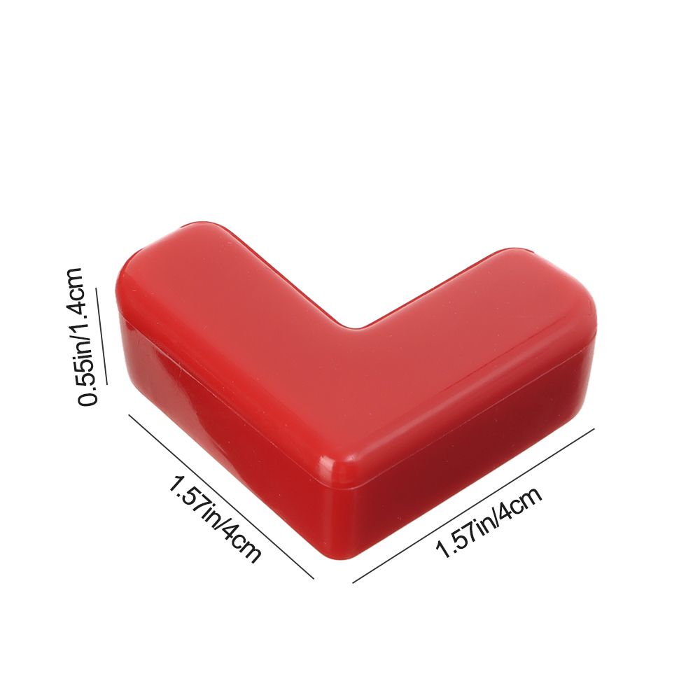 Auto-adesivo macio PVC segurança canto protetor, protetores de borda para a proteção do bebê, guarda de mesa e mesa canto para crianças, 4PCs