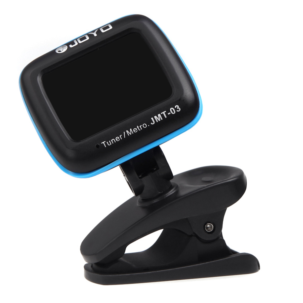 JOYO JMT-03 accordeur de guitare rotatif à 360 degrés à clipser fonction métronome Tempo accordeur électronique pour guitare basse ukulélé