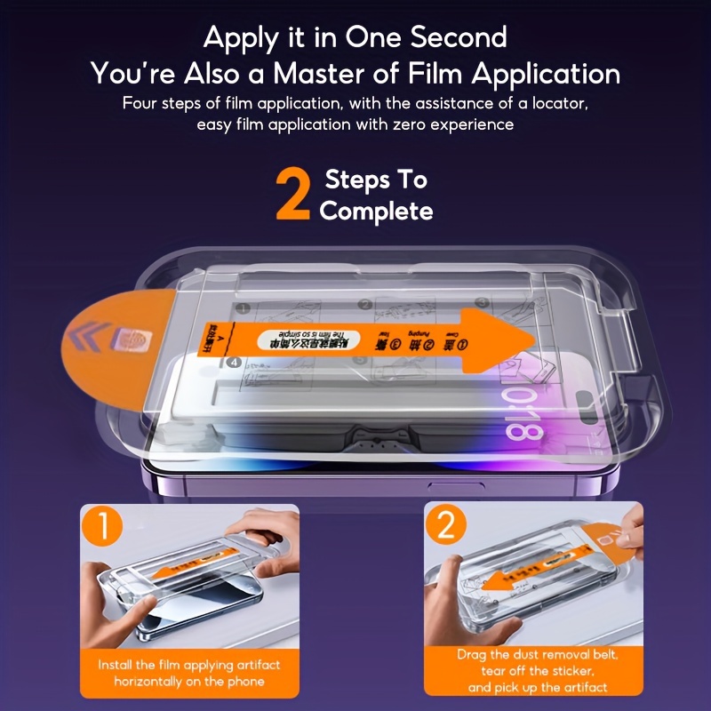 Proteggi schermo in vetro temperato per iPhone 16 15 14 13 12 11 17 Pro Max 16e Pellicola protettiva iPhone16 Pro Max XR X XS Max 7 8 16Plus