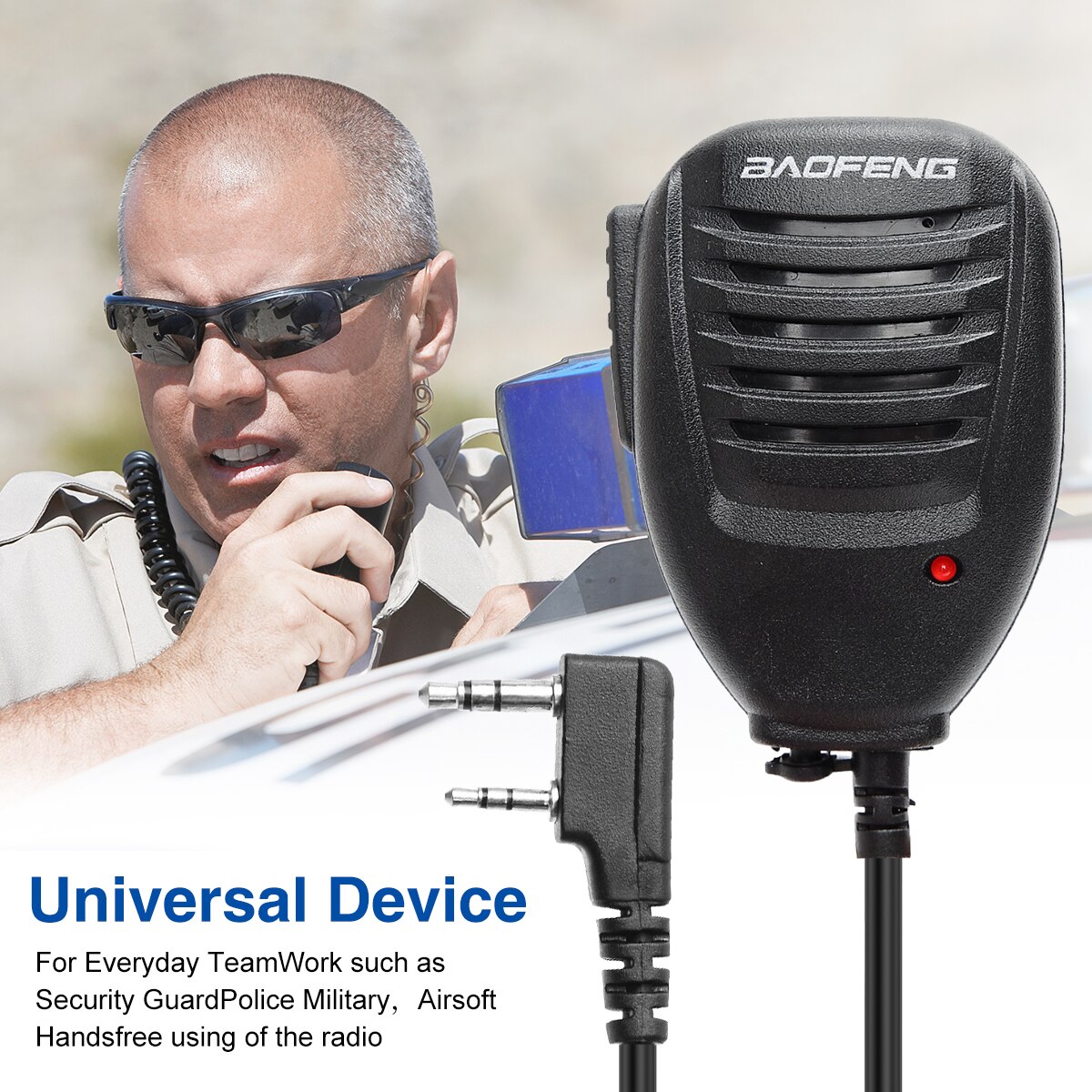 Baofeng плечевой динамик микрофон для Baofeng Walkie Talkie UV 5R 82 888S UV S9 PLUS UV 13 16 Pro Quansheng UV K5 5R Plus
