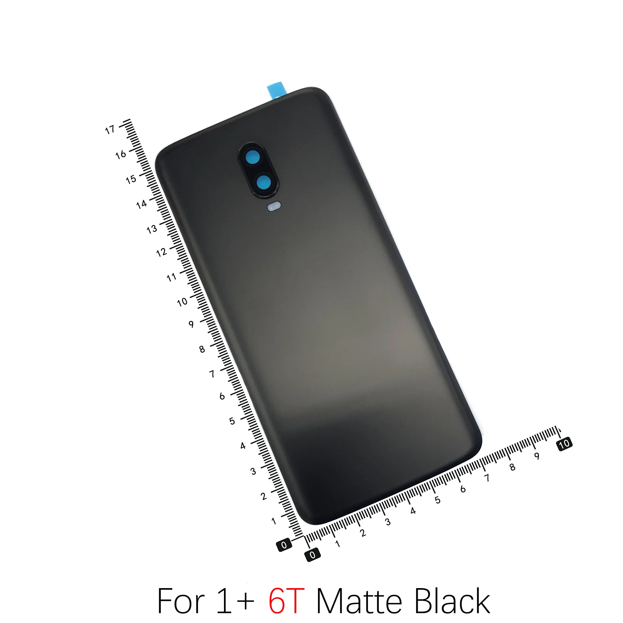 ใหม่สําหรับ OnePlus 6 6T ฝาหลังแบตเตอรี่ด้านหลังประตูกรณีเปลี่ยนแบตเตอรี่พร้อมเลนส์กล้อง
