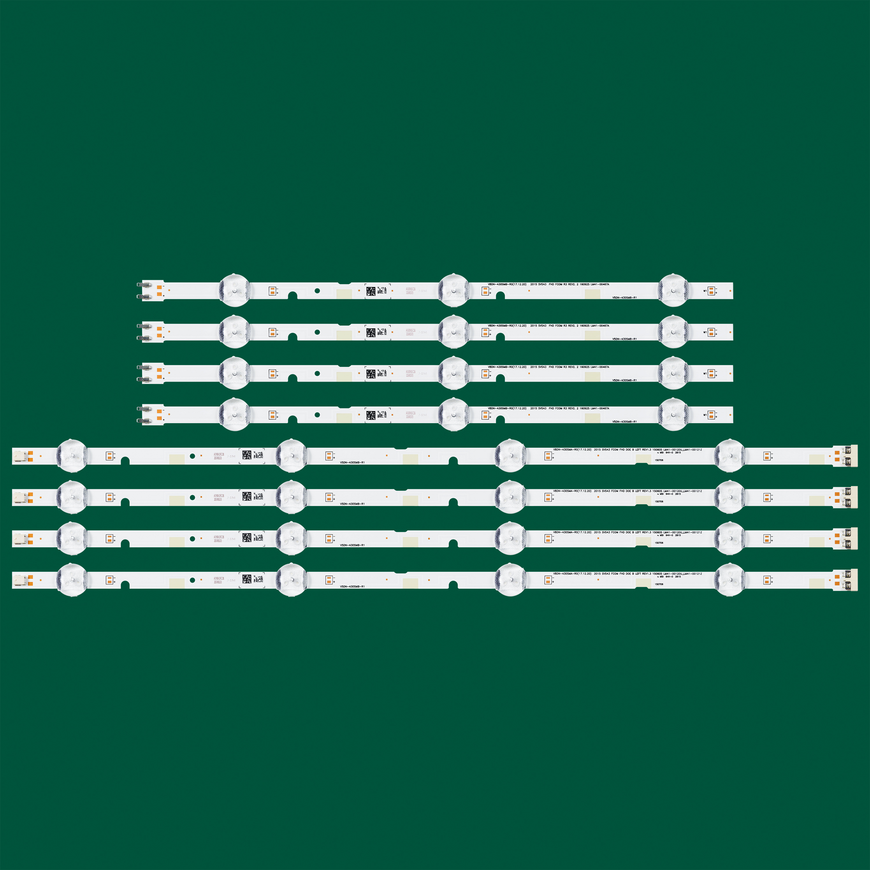 Светодиодная лента для Samsung 43 FHD-L R V8DN-430SMA-R0 430SMB UE43N5300AU UN43T5300 UA43N5380 UE43N5300 UE43N5000 UA43N5100 LM41-00622A