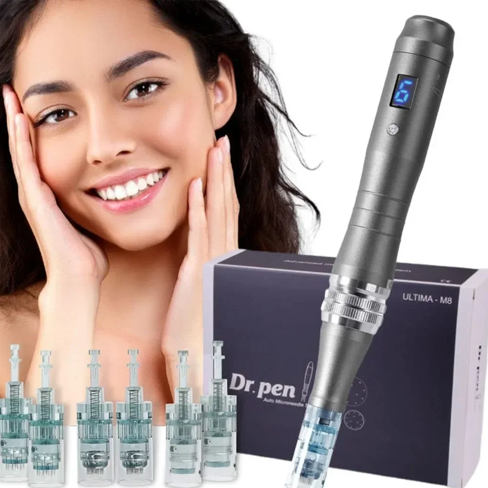 Dr.pen M8-W Derma Pen Needle Cartridge Needle Tips 22PCS needles for electric Micro Rolling Derma Wireless Micro Needle Machine