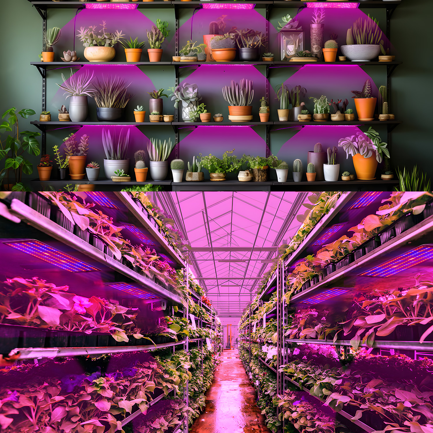Full Spectrum Plant Grow Light LED Auto On/Off Timer 3/6/12H 3 Lighting Modes 6 Dimmable Level 12V Growing Lamp for Indoor Plant
