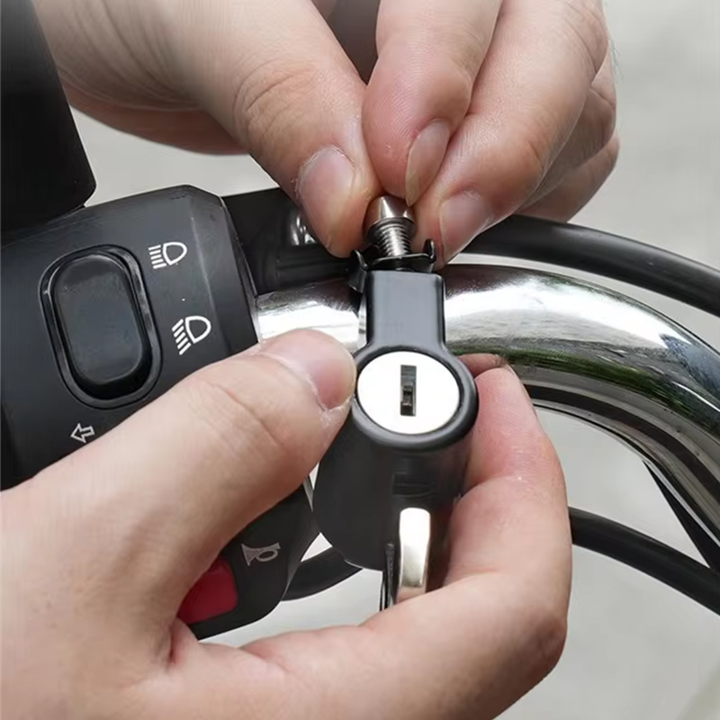 neutral helmet lock electric vehicle fixed anti-theft safety artifact battery motorcycle wire rope hat lock hook lock