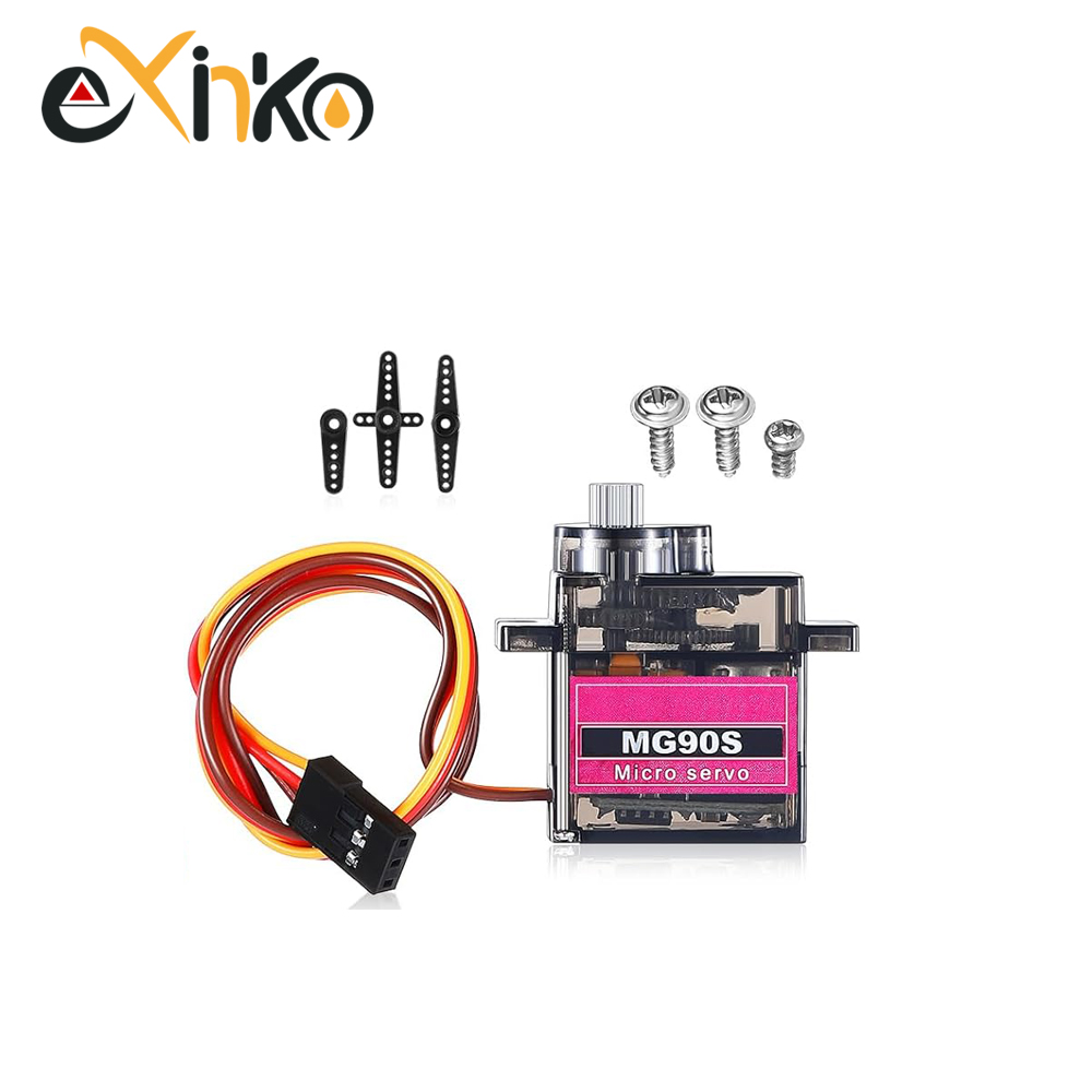 1-10 Uds MG90S Servo All Metal Gear 9g SG90 versión mejorada para helicóptero avión barco coche Trex 450 RC Robot 180/360 grados