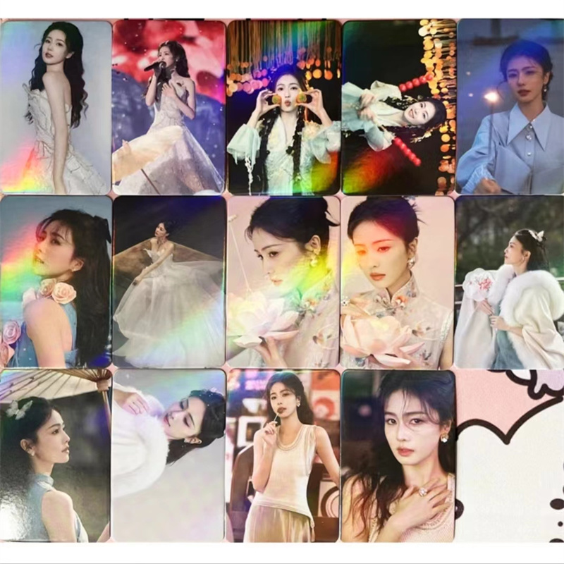 50 шт./набор, лазерные открытки для фотографий