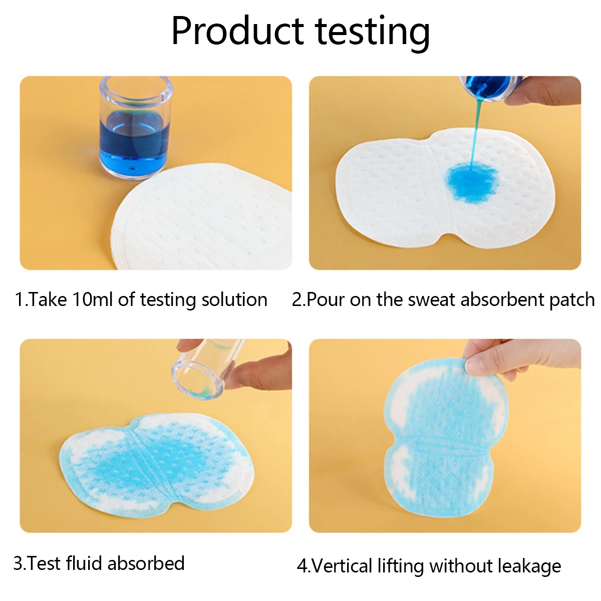 Almohadillas desechables para el sudor en las axilas, para hombres y mujeres, para la hiperhidrosis, cómodas, no visibles, Extra, 20 piezas/30/50/70 Uds.