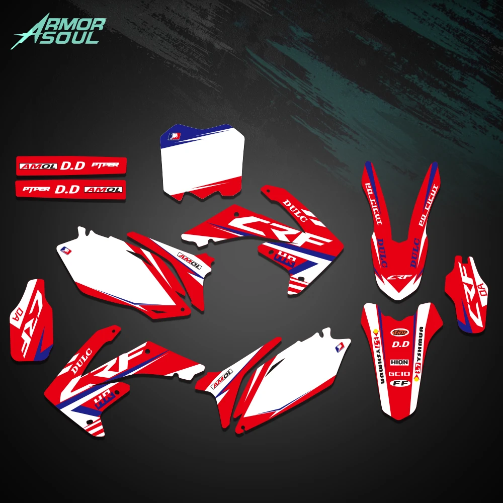 Наклейка Armorso с графическим фоном для Honda CRF450R CRF450 2009-2012 CRF250R CRF250 2010-2013 CRF 250 250R 450R