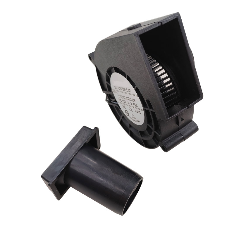 9733 Вентилятор постоянного тока 12 В с высоким объемом воздуха Турбовентилятор 5500-5800 об/мин Вентилятор среднего давления Электрические инструменты Запчасти Us/Eu