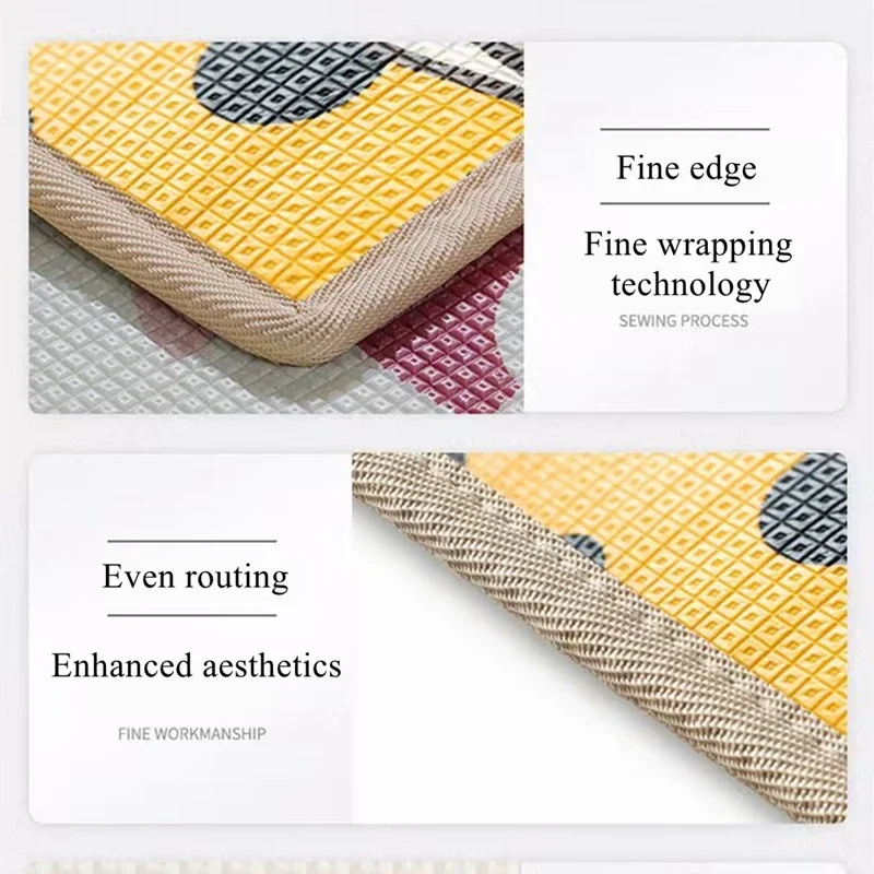 Large Size Play Mat for Children's Safety Mat EPE Environmentally Friendly Thick 1cm Baby Crawling Play Mats Folding Mat Carpet