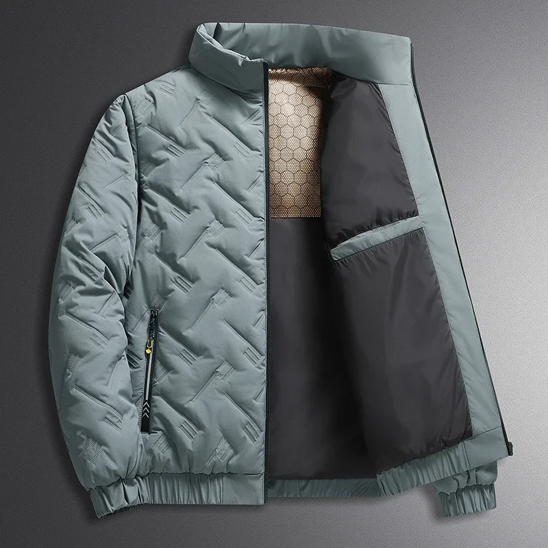 メンズ厚手のコットンパッド入りジャケット,アウトドアスポーツスタンドカラーコート,ハイキング,6XL,冬,2024