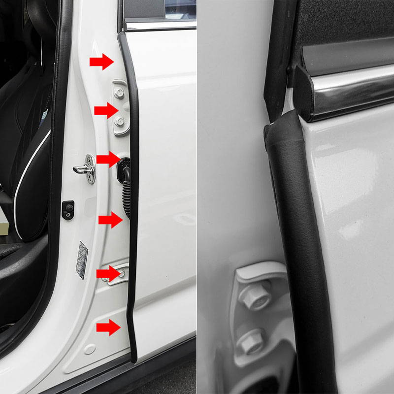 SEAMETAL 2MรถขอบประตูซีลยางB-Pillar Weatherstripกันน้ําSoundproof Auto Sealant Stripเหมาะสําหรับยานพาหนะทั้งหมด